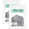 imageMCS Gallery Essential Frame Black Woodgrain 8 x 10 in 6 pkWhite Woodgrain