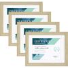 imageMCS Studio Gallery Matted Document Frame Set 11 x 14 Matted Certificate Frames Fit 85 x 11 Diplomas Documents ampamp Certificates Natural Woodgrain 4Pack