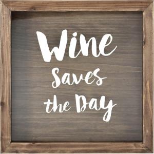 imageMCS 66959 Bar None Cheers Wine Cork Holder Shadowbox 10quotx10quot BrownWine Saves The Day