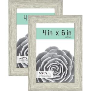 imageMCS Gallery Essential Frame Black Woodgrain 8 x 10 in 6 pkGray Woodgrain