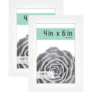 imageMCS Gallery Essential Frame Black Woodgrain 8 x 10 in 6 pkWhite Woodgrain
