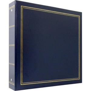 imageMCS Library Collection 400Pocket 4x6 Photo Album 80 Pages BlueBlue