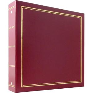 imageMCS Library Collection 400Pocket 4x6 Photo Album 80 Pages Burgundy