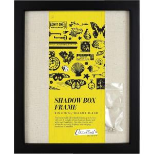 imageMCS Linen Lined Shadow Box Frame 10x10 BlackBlack