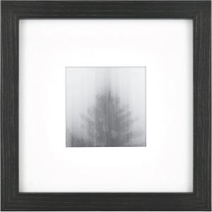 imageMCS Master ampamp Co 8x8 Gallery Wood Frame Square Frame for Photos ampamp Artwork Displays 4x4 with Mat or 8x8 Without Mat Hinged Easel for Tabletop or Wall Display Natural 1PackBlack