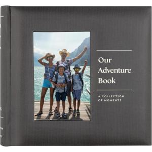 imageMCS Who Rescued Who Photo Album Holds 200 4x6 Pet Photos with Memo Space Cream Cover Clear SideLoading Pockets  Dog ampamp Cat Memory Book for Rescue Pets  A Heartfelt Gift for Animal LoversOur Adventure