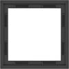 imageMCS Floating Frame with Canvas Included Art Frames for Canvas Paintings with Adhesive Fasteners and Hanging Hardware Black 12 x 16 InchBlack