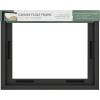 imageMCS Floating Frame with Canvas Included Art Frames for Canvas Paintings with Adhesive Fasteners and Hanging Hardware Black 12 x 16 InchBlack