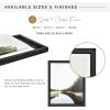 imageMCS Floating Frame with Canvas Included Art Frames for Canvas Paintings with Adhesive Fasteners and Hanging Hardware Black 12 x 16 InchBlack