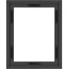 imageMCS Floating Frame with Canvas Included Art Frames for Canvas Paintings with Adhesive Fasteners and Hanging Hardware Black 12 x 16 InchBlack