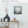 imageMCS Floating Frame with Canvas Included Art Frames for Canvas Paintings with Adhesive Fasteners and Hanging Hardware Black 12 x 16 InchBlack