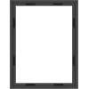 imageMCS Floating Frame with Canvas Included Art Frames for Canvas Paintings with Adhesive Fasteners and Hanging Hardware Black 12 x 16 InchBlack