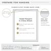 imageMCS Floating Frame with Canvas Included Art Frames for Canvas Paintings with Adhesive Fasteners and Hanging Hardware Black 12 x 16 InchBlack and Gold