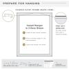 imageMCS Floating Frame with Canvas Included Art Frames for Canvas Paintings with Adhesive Fasteners and Hanging Hardware Black 12 x 16 InchBlack and Silver