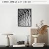 imageMCS Floating Frame with Canvas Included Art Frames for Canvas Paintings with Adhesive Fasteners and Hanging Hardware Black 12 x 16 InchBlack and Silver