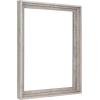 imageMCS Floating Frame with Canvas Included Art Frames for Canvas Paintings with Adhesive Fasteners and Hanging Hardware Black 12 x 16 InchGray
