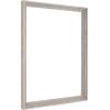 imageMCS Floating Frame with Canvas Included Art Frames for Canvas Paintings with Adhesive Fasteners and Hanging Hardware Black 12 x 16 InchGray