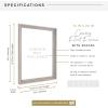 imageMCS Floating Frame with Canvas Included Art Frames for Canvas Paintings with Adhesive Fasteners and Hanging Hardware Black 12 x 16 InchGray