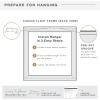 imageMCS Floating Frame with Canvas Included Art Frames for Canvas Paintings with Adhesive Fasteners and Hanging Hardware Black 12 x 16 InchGray