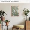 imageMCS Floating Frame with Canvas Included Art Frames for Canvas Paintings with Adhesive Fasteners and Hanging Hardware Black 12 x 16 InchNatural