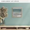 imageMCS Floating Frame with Canvas Included Art Frames for Canvas Paintings with Adhesive Fasteners and Hanging Hardware Black 12 x 16 InchNatural