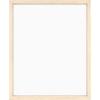 imageMCS Floating Frame with Canvas Included Art Frames for Canvas Paintings with Adhesive Fasteners and Hanging Hardware Black 12 x 16 InchNatural Woodgrain