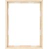 imageMCS Floating Frame with Canvas Included Art Frames for Canvas Paintings with Adhesive Fasteners and Hanging Hardware Black 12 x 16 InchNatural Woodgrain