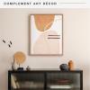 imageMCS Floating Frame with Canvas Included Art Frames for Canvas Paintings with Adhesive Fasteners and Hanging Hardware Black 12 x 16 InchWalnut woodgrain