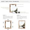 imageMCS Floating Frame with Canvas Included Art Frames for Canvas Paintings with Adhesive Fasteners and Hanging Hardware Black 12 x 16 InchWalnut woodgrain