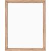 imageMCS Floating Frame with Canvas Included Art Frames for Canvas Paintings with Adhesive Fasteners and Hanging Hardware Black 12 x 16 InchWalnut woodgrain