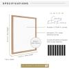 imageMCS Floating Frame with Canvas Included Art Frames for Canvas Paintings with Adhesive Fasteners and Hanging Hardware Black 12 x 16 InchWalnut woodgrain
