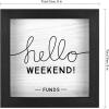imageMCS Saving for a Unicorn Fund Bank Shadowbox White Woodgrain8x15x8 inchesHello Weekend