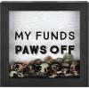 imageMCS Saving for a Unicorn Fund Bank Shadowbox White Woodgrain8x15x8 inchesPaws Off