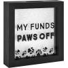 imageMCS Saving for a Unicorn Fund Bank Shadowbox White Woodgrain8x15x8 inchesPaws Off