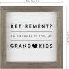 imageMCS Saving for a Unicorn Fund Bank Shadowbox White Woodgrain8x15x8 inchesRetirement for Grandkids