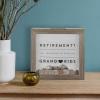 imageMCS Saving for a Unicorn Fund Bank Shadowbox White Woodgrain8x15x8 inchesRetirement for Grandkids