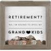 imageMCS Saving for a Unicorn Fund Bank Shadowbox White Woodgrain8x15x8 inchesRetirement for Grandkids