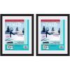 imageMCS 11x14 Inch Magazine Display Float Frame Black 409461 Count Pack of 2
