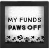 imageMCS Saving for a Unicorn Fund Bank Shadowbox White Woodgrain8x15x8 inchesPaws Off
