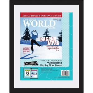 imageMCS 11x14 Inch Magazine Display Float Frame Black 409461 Count Pack of 1