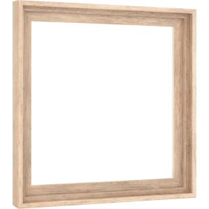 imageMCS Floating Frame with Canvas Included Art Frames for Canvas Paintings with Adhesive Fasteners and Hanging Hardware Black 12 x 16 InchNatural