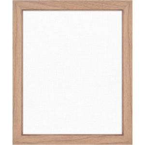 imageMCS Floating Frame with Canvas Included Art Frames for Canvas Paintings with Adhesive Fasteners and Hanging Hardware Black 12 x 16 InchWalnut woodgrain