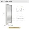 imageMCS 214x634 Thin Gallery Wall Floor Length Mirror Silver Vertical ampamp Horizontal Wall Hanging Large Mirror for Bathroom ampamp BedroomSilver