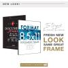 imageMCS 4x6 Inch Format Frame Black 10439Black