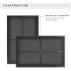 imageMCS 4x6 Inch Format Frame Black 10439Black
