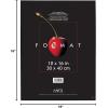 imageMCS 4x6 Inch Format Frame Black 10439Black