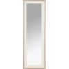 imageMCS 65730 12 by 48 Door Mirror 18 by 54Inch White with Silver Edge Finish