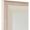 imageMCS 65730 12 by 48 Door Mirror 18 by 54Inch White with Silver Edge Finish