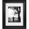 imageMCS Archival 11x14 Inch Frame with 8x10 Inch Mat Black 66896