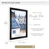 imageMCS Black Marseille Poster Frame 16x20 Inch 16 X 2020 x 30 in